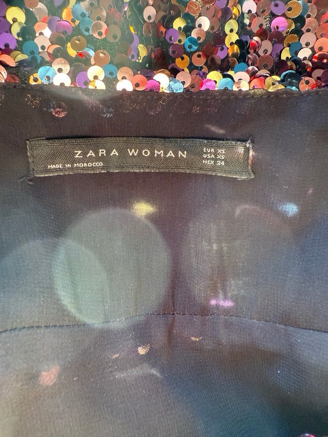 Abito Paillettes Multicolor ZARA
