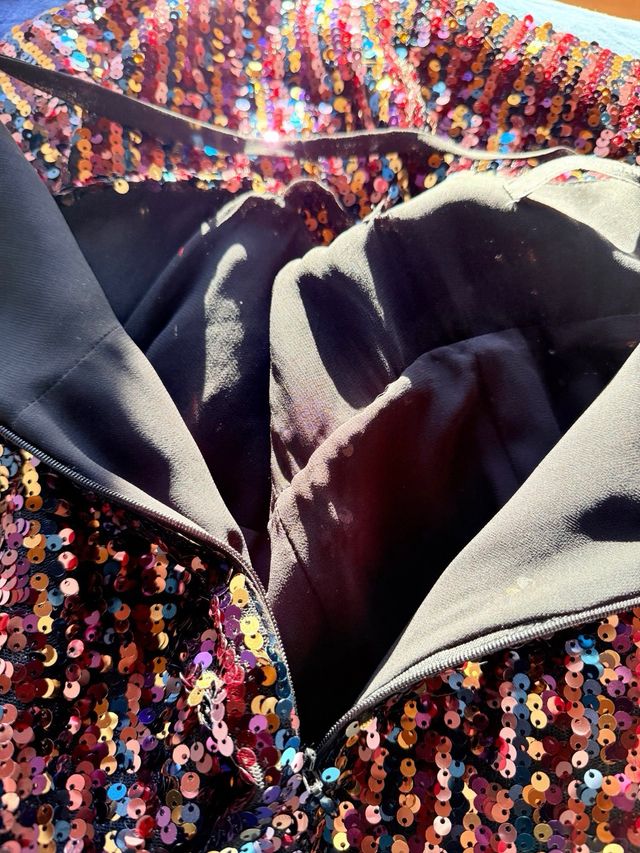 Abito Paillettes Multicolor ZARA