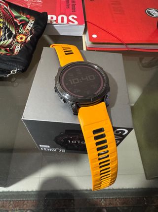 Garmin Fenix 7X Solar Negro/Naranja