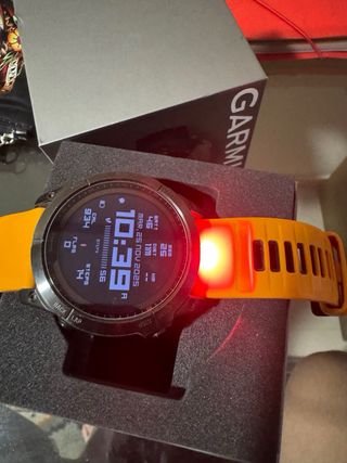 Garmin Fenix 7X Solar Negro/Naranja