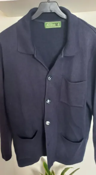 Chaquetón de Lana ALLEND Talla XL Azul