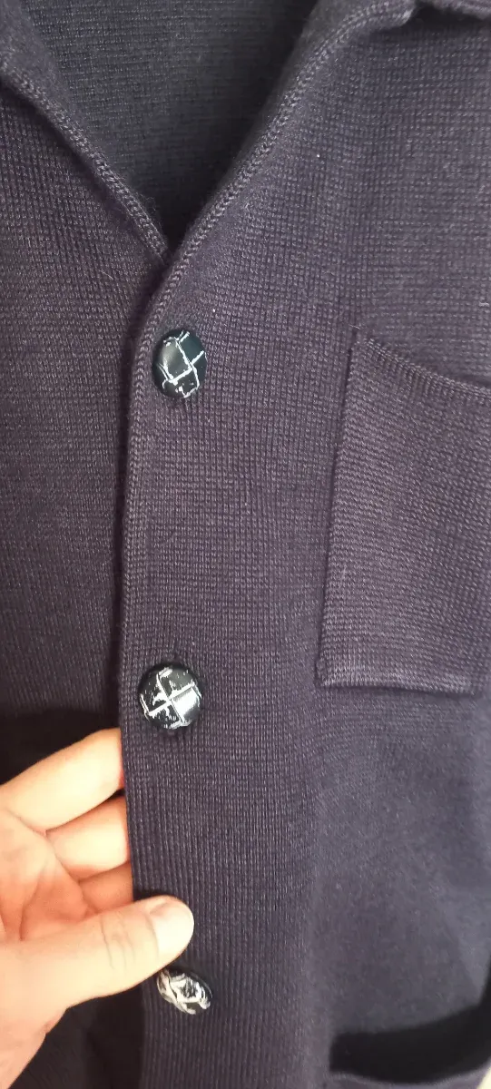 Chaquetón de Lana ALLEND Talla XL Azul