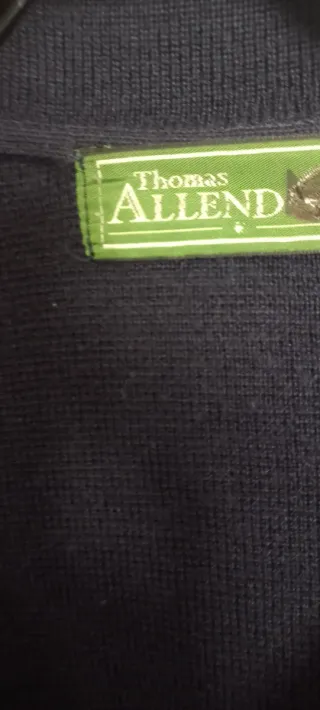 Chaquetón de Lana ALLEND Talla XL Azul