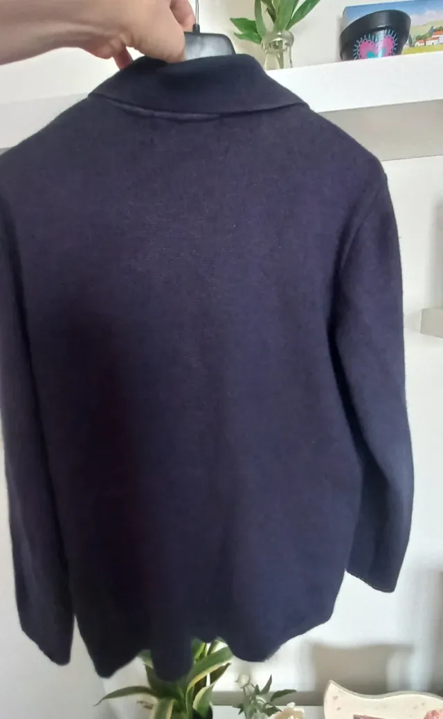 Chaquetón de Lana ALLEND Talla XL Azul