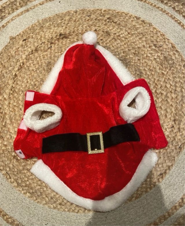 Disfraz Papa Noel Perro/Gato Talla Pequeña