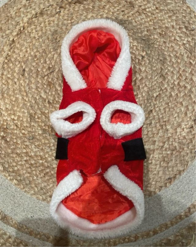 Disfraz Papa Noel Perro/Gato Talla Pequeña