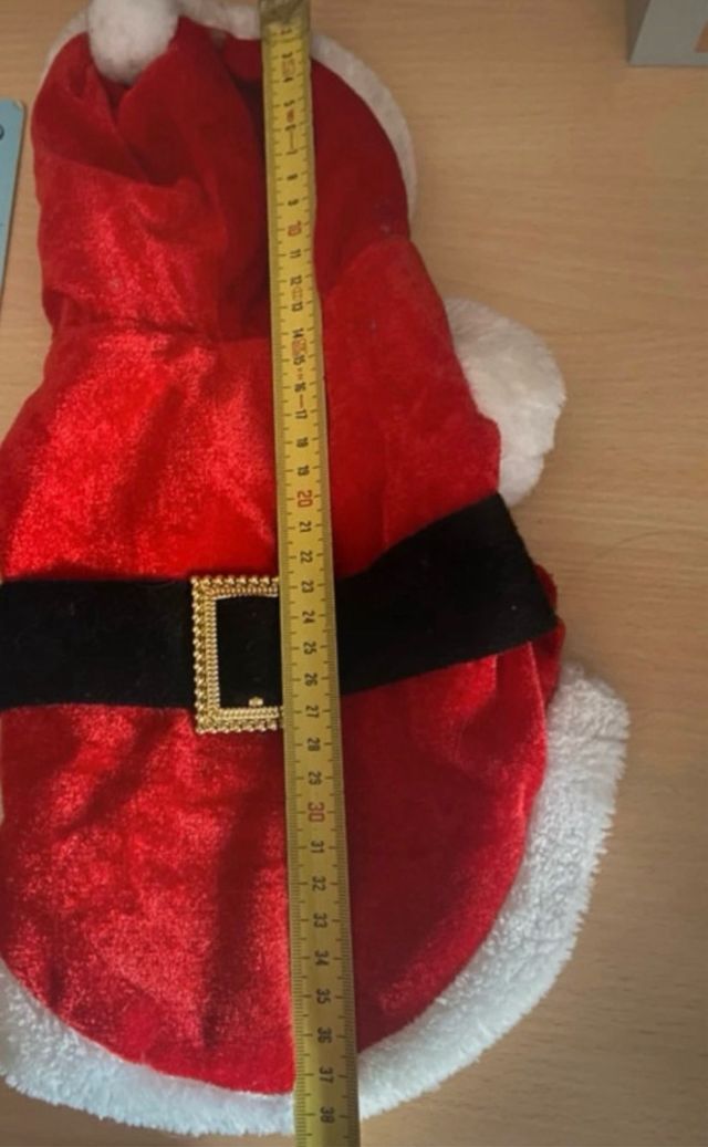 Disfraz Papa Noel Perro/Gato Talla Pequeña