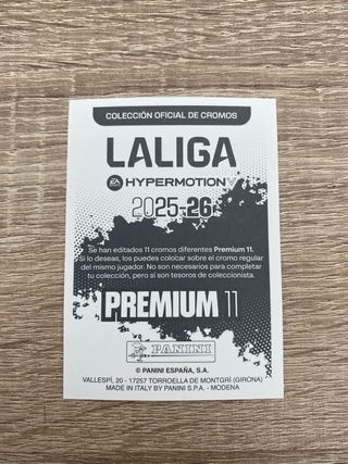 Cromo Panini La Liga HYPERMOTION Arribas