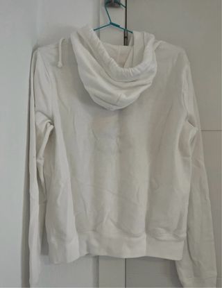 Sudadera Hollister Blanca con Flor