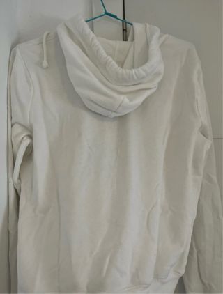 Sudadera Hollister Blanca con Flor