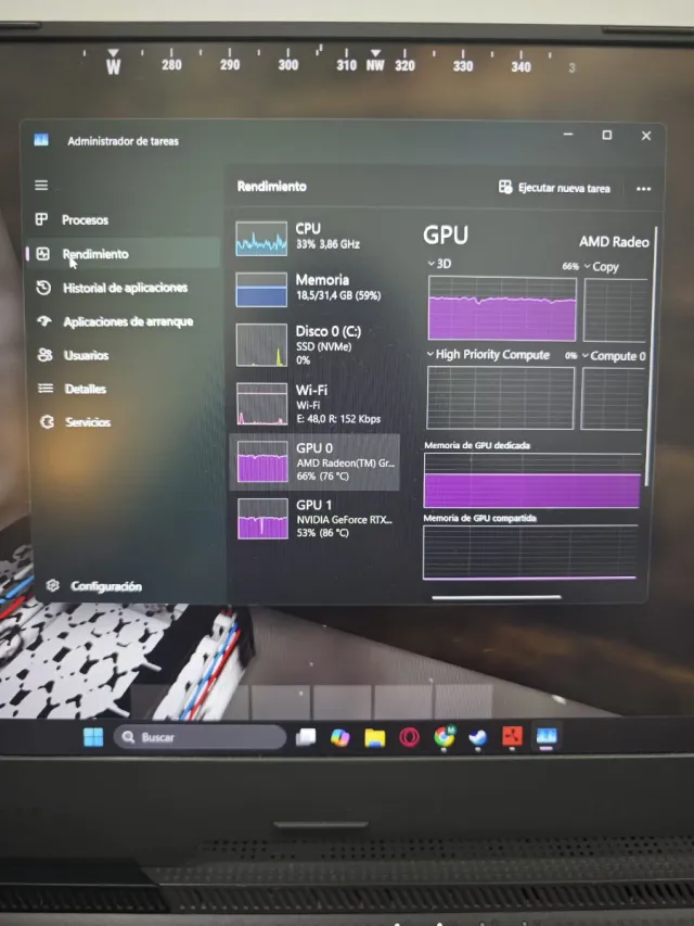 Portátil ASUS Negro/Plateado