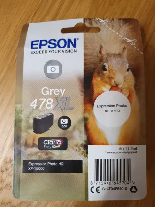 Cartuccia inchiostro EPSON 478XL Grigio