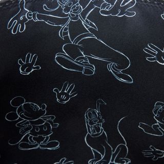 Loungefly Disney Mickey Acolchado Bolso Bandolera