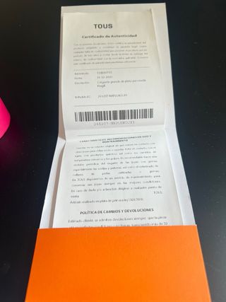 Colgante Oso Plata TOUS