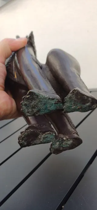 Figura León Guardián Shai Bronce