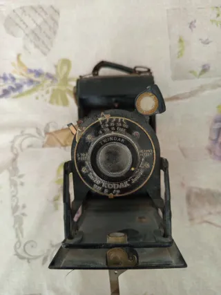 Cámara Kodak Antigua Negra