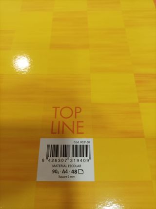 Cuadernos Campus Top Line Milimetrado