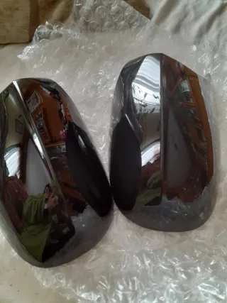 Carcasas Retrovisores Negro Brillante