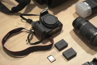 Kit 4 Lentes + Camara Canon EOS Rebel T100