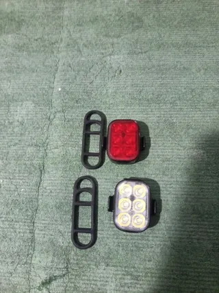 Luci bici LED anteriore e posteriore