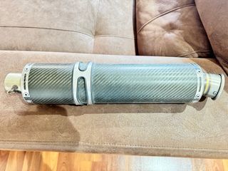 Tubo de escape fibra de carbono kawasaki z  750