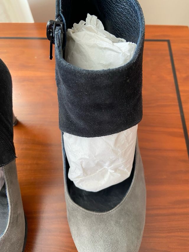 Zapatos de piel de tacon de 8 cm