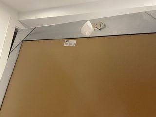 Espejo Marco Plata Negro 78x180