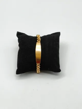 Pulsera Esclava Caballero oro 18kt