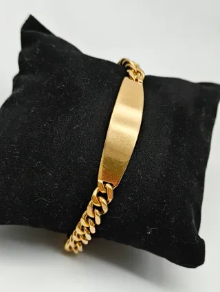 Pulsera Esclava Caballero oro 18kt