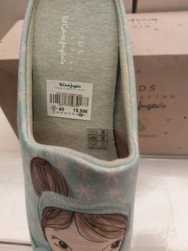 Pantuflas El Corte Inglés Talla 40