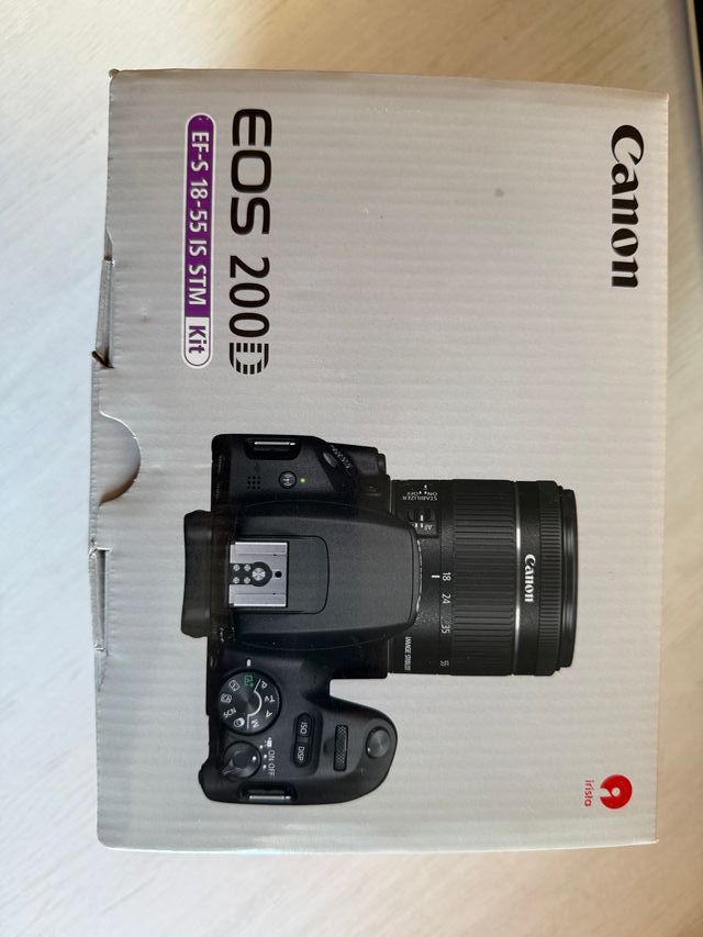 Canon EOS 200D Cámara Reflex Negra