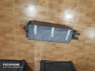 Cuna de viaje plegable gris