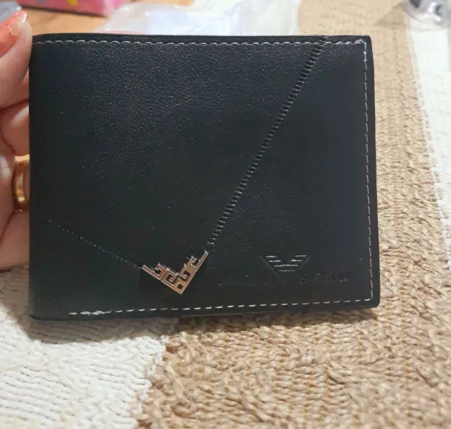 Cartera/Billetera Hombre Negra Elegante