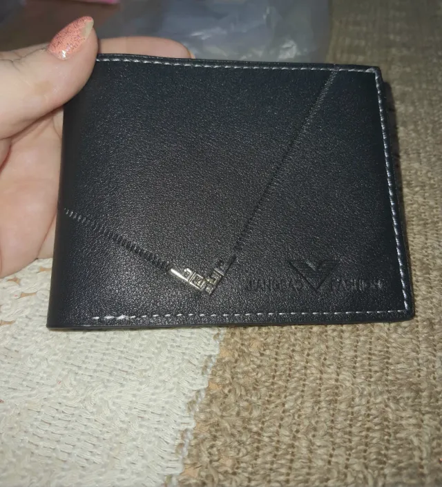 Cartera/Billetera Hombre Negra Elegante