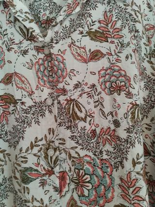 Camisa estampada mujer talla grande