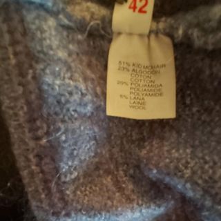 Jersey Genfins cuello alto azul/gris