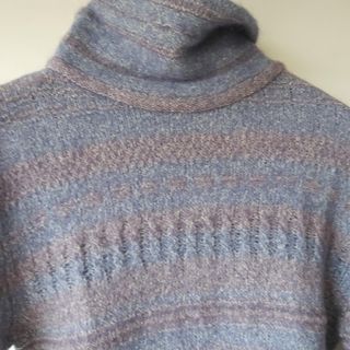 Jersey Genfins cuello alto azul/gris