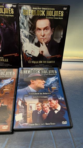 Lote 6 DVD Sherlock Holmes