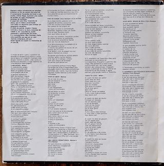 Vinilo Ópera do Malandro - Chico Buarque