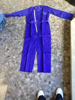 Mono de trabajo azul