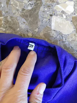 Mono de trabajo azul