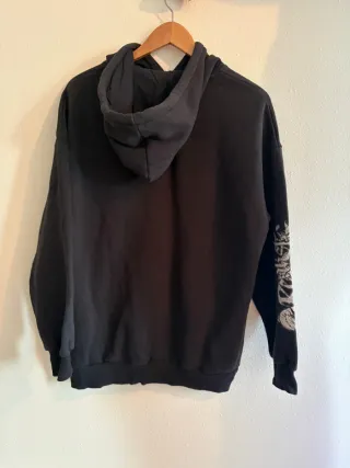 Sudadera oversize Bershka negra