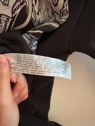 Sudadera oversize Bershka negra