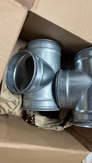 T para ventilación 160mm