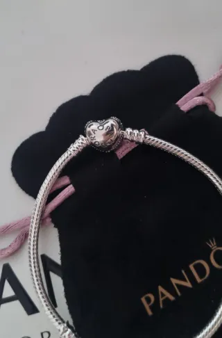 Pulsera Pandora Corazón Circonitas