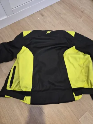 Chaqueta Moto Verano Negra y Amarilla