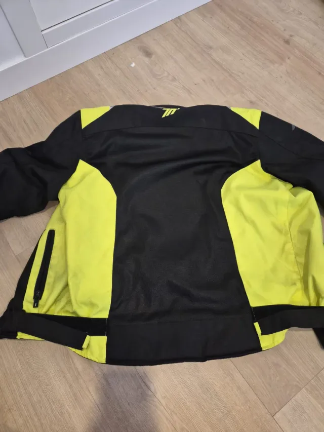 Chaqueta Moto Verano Negra y Amarilla