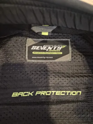 Chaqueta Moto Verano Negra y Amarilla