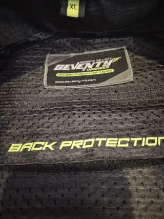 Chaqueta Moto Verano Negra y Amarilla