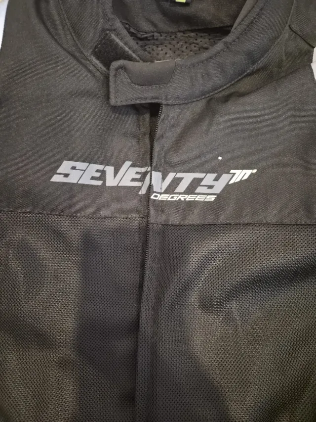 Chaqueta Moto Verano Negra y Amarilla